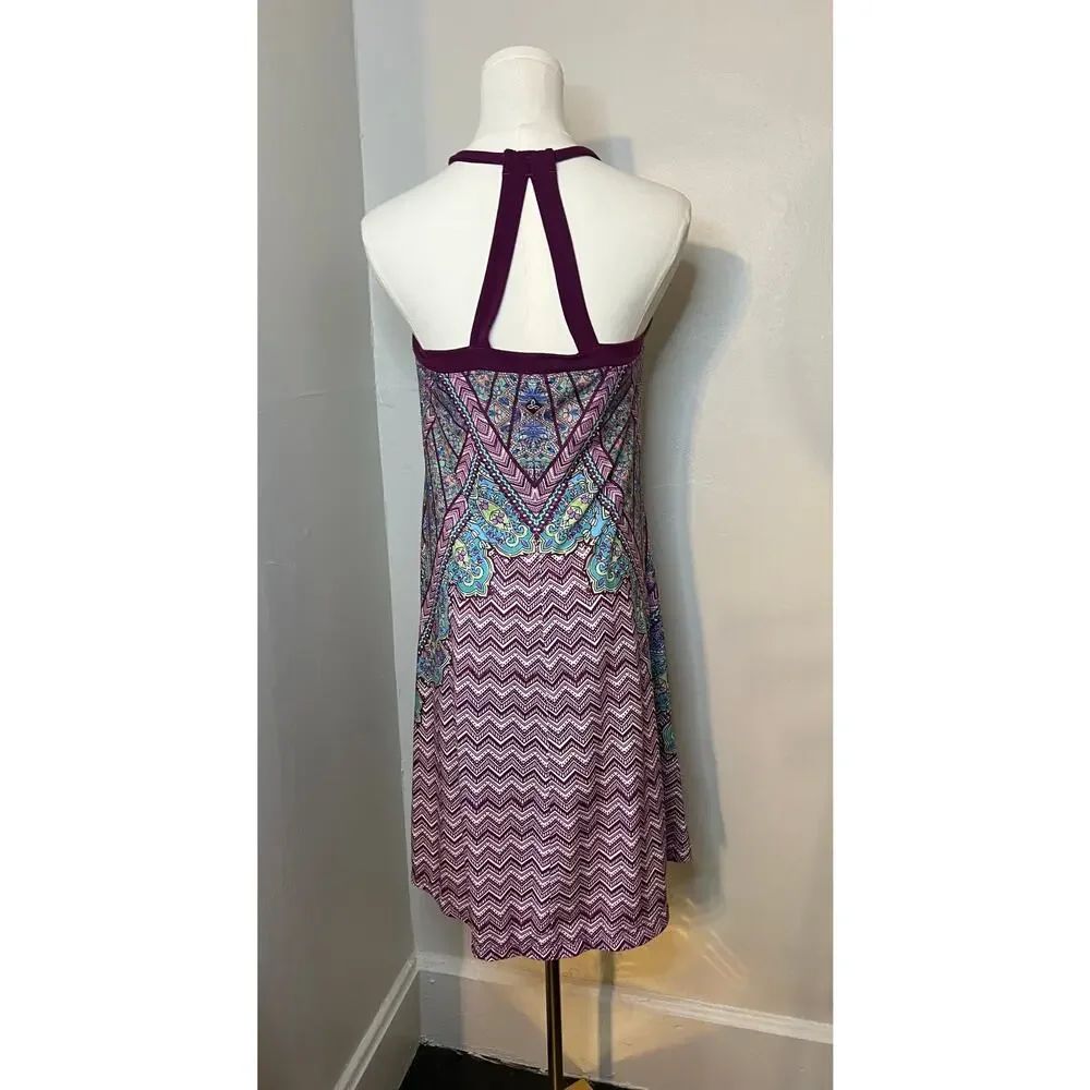 prAna Quinn Racerback Shelf Bra Dress Size Medium (B110367) - Picture 2 of 8